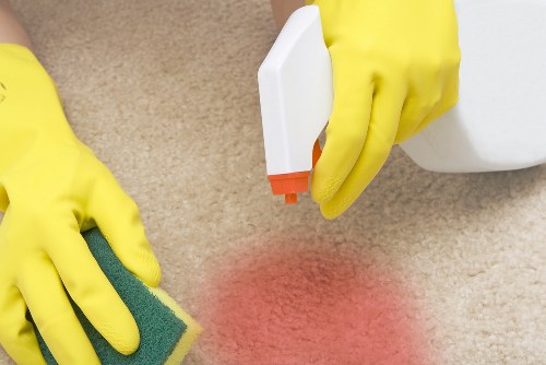 Entrance hall and stairwell communal area cleaning in an Enfield apartment block