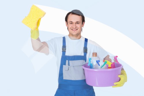 Enfield Cleaners waste sorting and recycling efforts