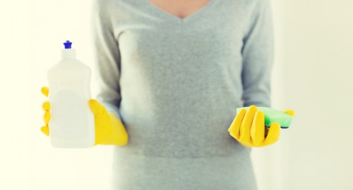 Local Enfield cleaning team preparing a property for new occupants