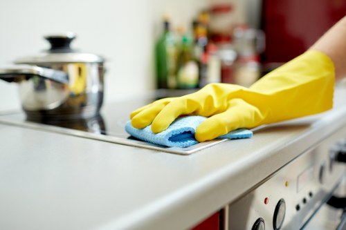 Cleaning staff training on safe handling of products and equipment