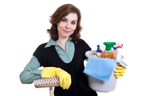 Experienced Enfield cleaners maintaining a hygienic and organized property