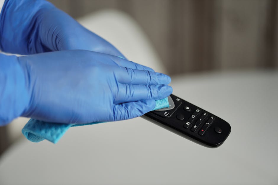 A bent, light blue wall-mounted tray with a wooden-handled brush and a small wooden scrub brush inside, positioned on a neutral-colored wall under soft indoor lighting. The tray and brushes are clean